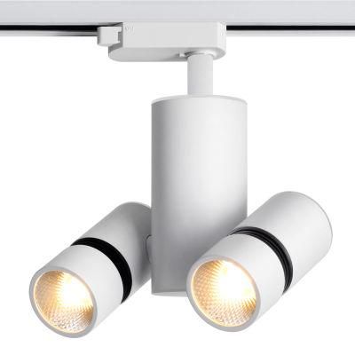 Bright Aluminum Dimmable/Non-Dimmable COB Kitchen LED Track Lights for Spot Lighting