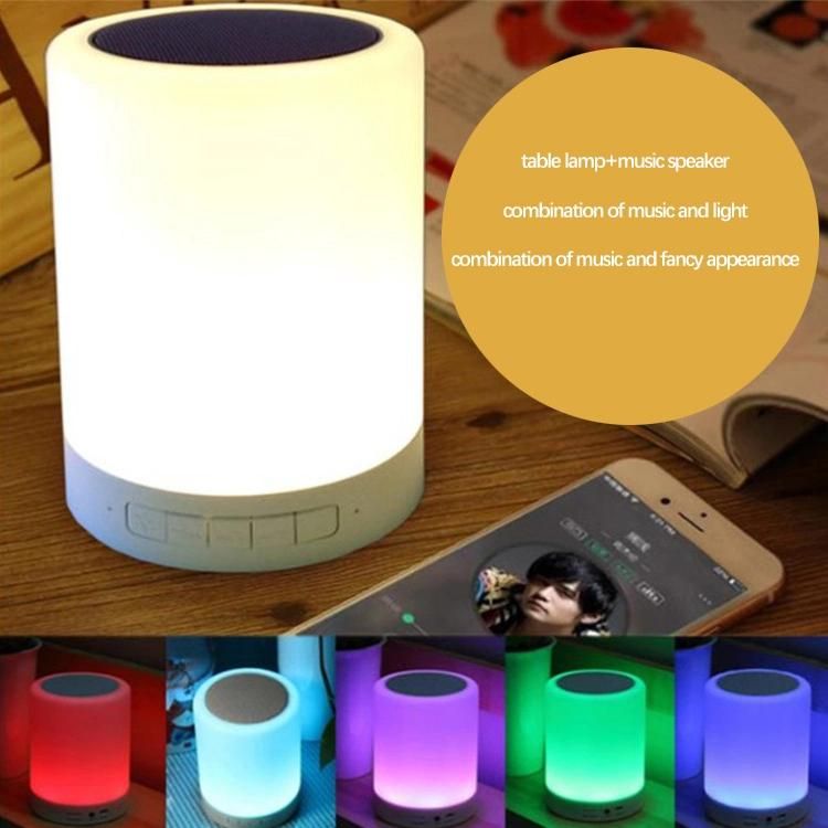 Portable LED Bluetooth Speaker Wireless Sound Box with Lights Lamp Colorful Speaker