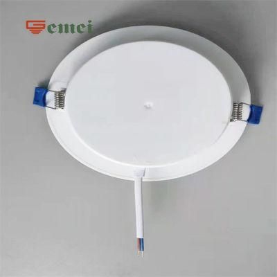 High Quality Slim Round Ceiling Downlight White Modern Plastic LED Lamp