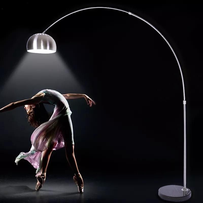 Hot Sale Designer Lighting Height Adjustable Standing Light Bedroom Livingroom Hotel Fish Floor Lamp