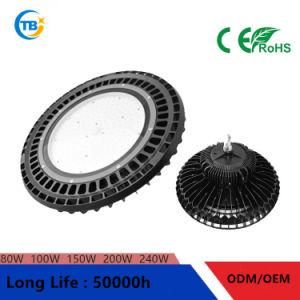 Round Special UFO 100lm/W UFO/Round 150W/200W MW Driver LED High Bay Light Architectural Lighting