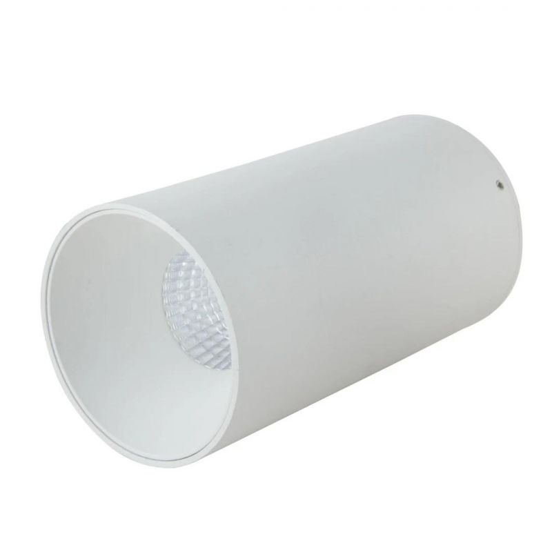 Stylish High CRI LED COB Spotlight Commercial Suspended Cylinder Pendant Light