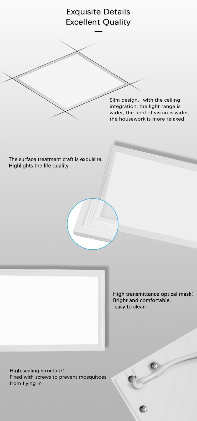 Color Temperature Adjustable 40W LED Lamp Panel