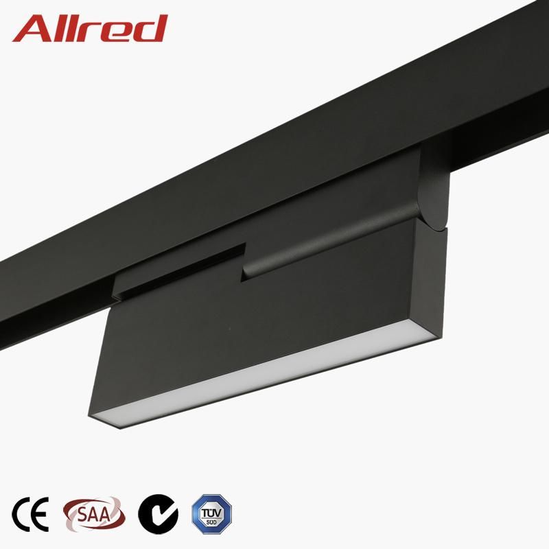 Wholesale Contemporary Simple Design Black Metal Aluminum 24W LED Track Light