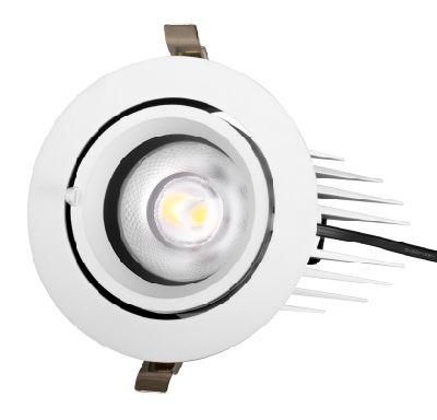 IP44 Deep Recessed Design Anti Glare Downlight 360 Degrees Rotatable Gimbal Downlight