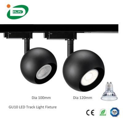 Unique Dome 5W GU10 LED Spotlight Fitting Indoor Commercial Ceiling Track Lights