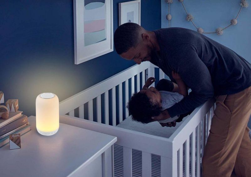 LED Touch Control Induction Dimmer Lamp Smart Dimmable RGB Color Change Rechargeable Bedside Night Light