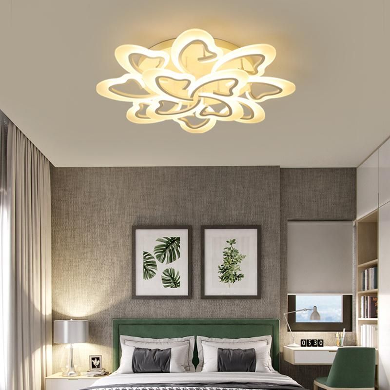 Flower Shape Acrylic LED Ceiling Lights Smart Control