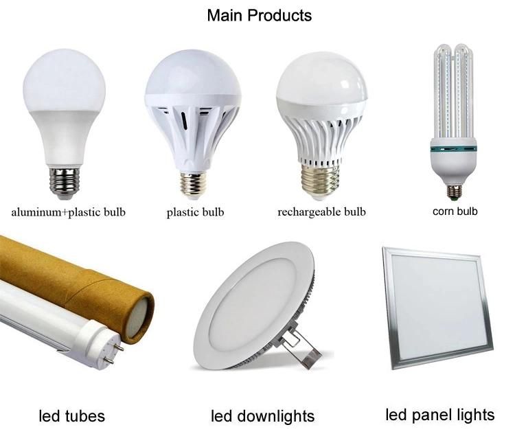3 Color Low Price SKD 5W/10W/15W/20W LED T Bulb with Dob IC