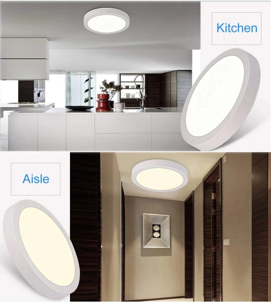 IP 44 Super Bright Round and Square LED Panel 3W 6W 9W 12W 15W 18W 20W 24W 30W 36W 40W 48W LED Downlight LED Panellight