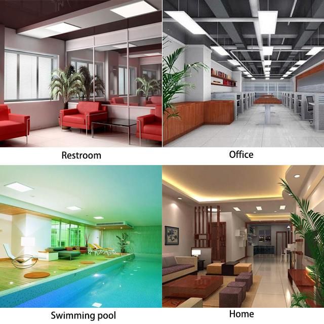 40W Ugr<19 Sdcm<3 Ultra-Slim 620X620mm LED Ceiling Panel Light