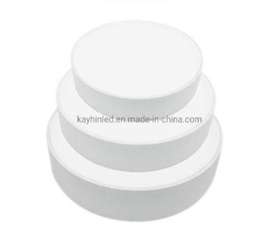 Stock CE RoHS Round 24W Surface Mounted Frameless Ceiling Lamp Panellight Down Light LED Panel Light