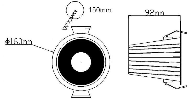 Economical Trimless 15W 25W 35W Dimmable Ceiling Spot Down Light Recessed Lamp Adjustable COB LED Downlight