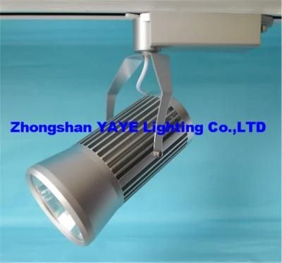 Yaye Hot Sell Competitive Price COB 30W LED Track Light with Silver Lamp Body