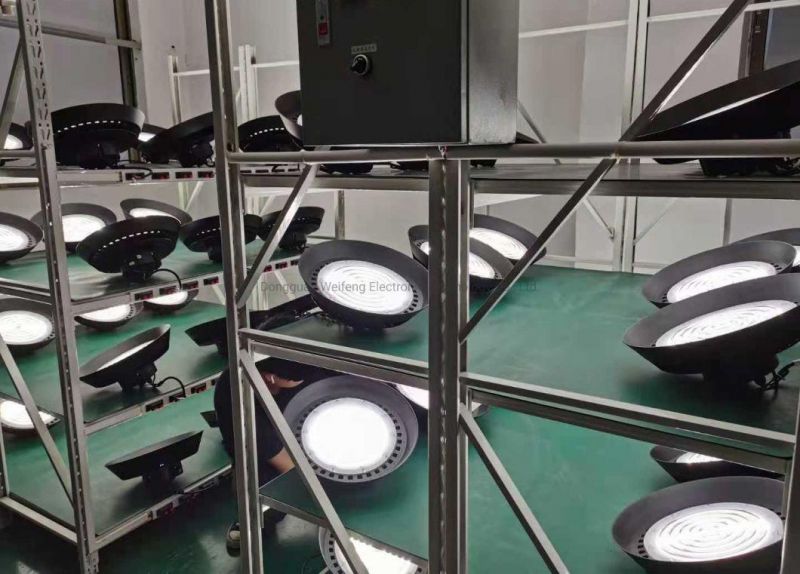 LED High Bay Industrial Light of E40 Retrofit Replacement LED UFO Dob Driverless High Bay Light
