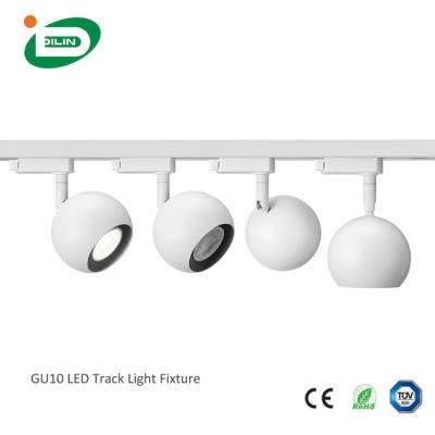 Unique Modern LED Lightings Eco-Friendly GU10 Gu5.3 Sphere Track Light Fixture for Furniture Showroom Lighting