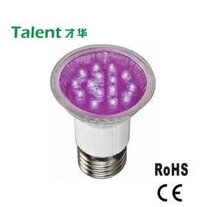 1W SMD Purple Color Glass Cover UV LED Bulb