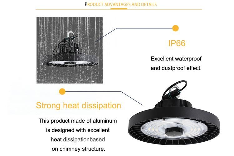 100W UFO Industrial Lighting LED Lamp with Lamp Shade