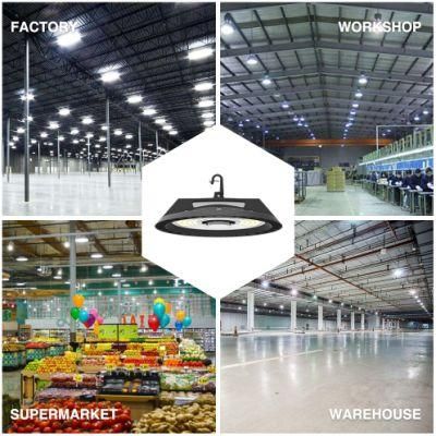 100W 150W 200W AC90-305V Super High Lumen 190lm/W Water Proof IP65 Warehouses High Bay Light