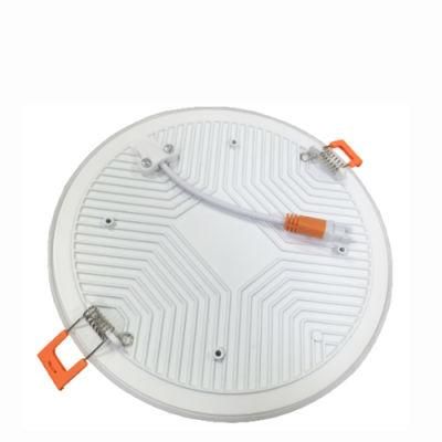 China Factory Good Price 24W 36W Round Rimless Panel Light