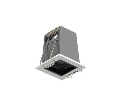 Aluminum Mini 2W Dimmable Square Linear Recessed LED Downlight