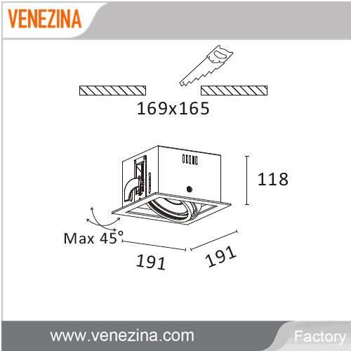 R6206 LED Down Light Ceiling Light with SAA Certification