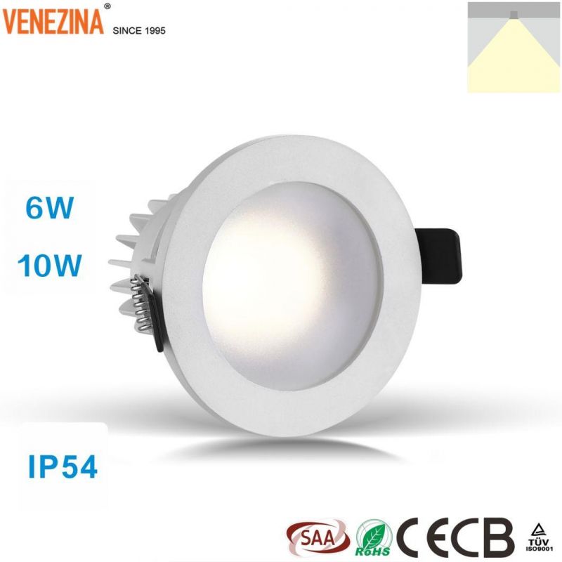 R6865 6W10W High Quality Frosted Glass Waterproof Commercial LED Downlight