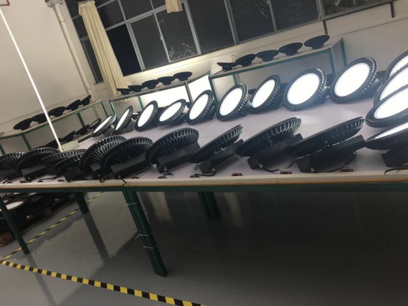 100W 150W 200W 250W 300W UFO LED High Bay Light Fixture with 1-10V /Dail/ Zigbee Dimmable