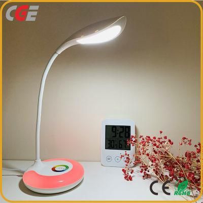 USB Rechargeable Cordless LED Table Desk Lamp Night Light Touch Dimmable Color Changeable Base Eye Protection for Student