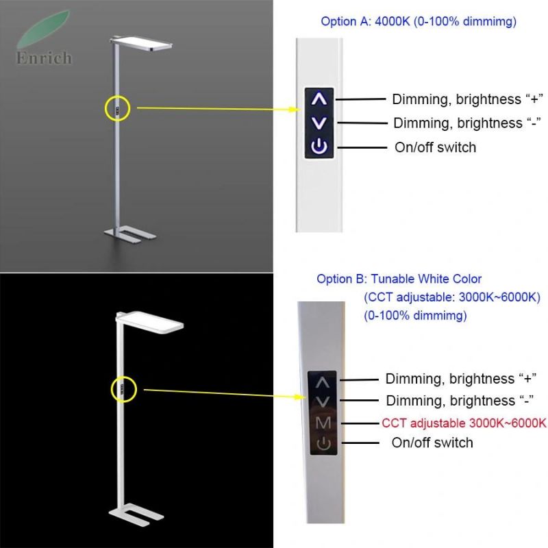 LED Floor Lamp Office Free-Standing LED Floor Lamp