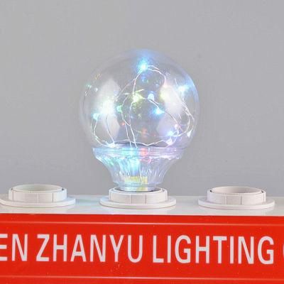 RGB E27 Base G95 Decorative LED Flash Light Bulb