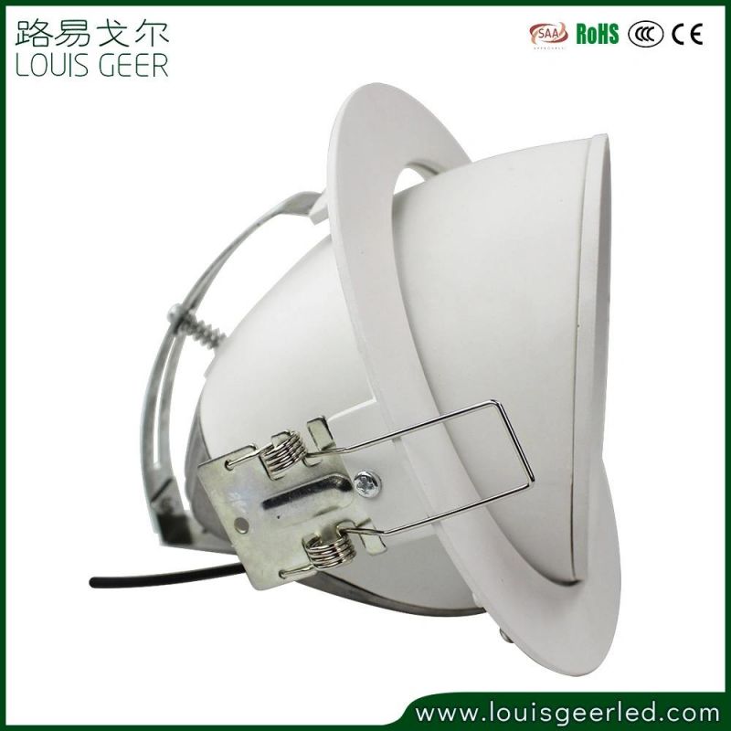 Anti-Glare White Movable Energy Saving Rotate Aluminium MR16 Housing Fixture LED Spot Light