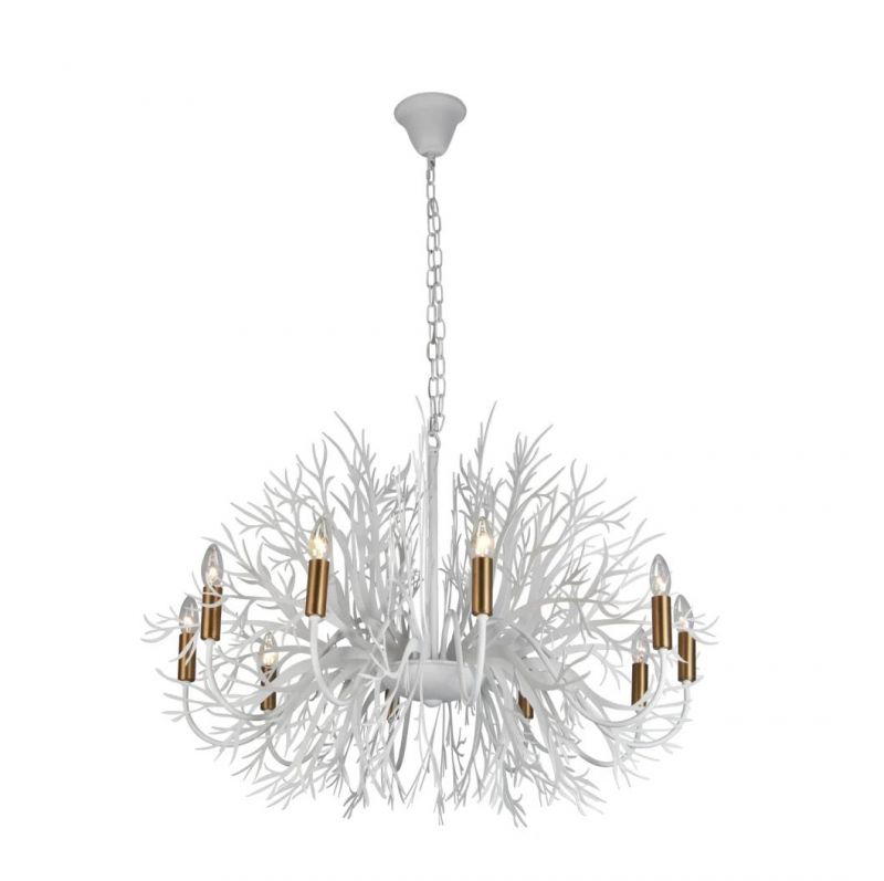 Masivel Lighting Dining Kitchen Decoration White Luxury LED Modern Chandelier