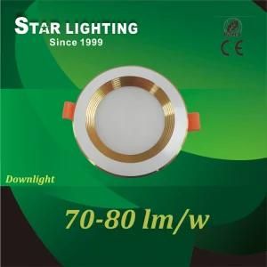 Low Power Super Thin 85-265V IP20 5W LED Round Ceiling/Down Light