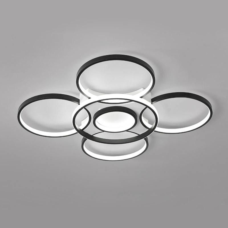 2021 New Modern Round Ring LED Ceiling Lamparas De Techo for Living Room Dimming