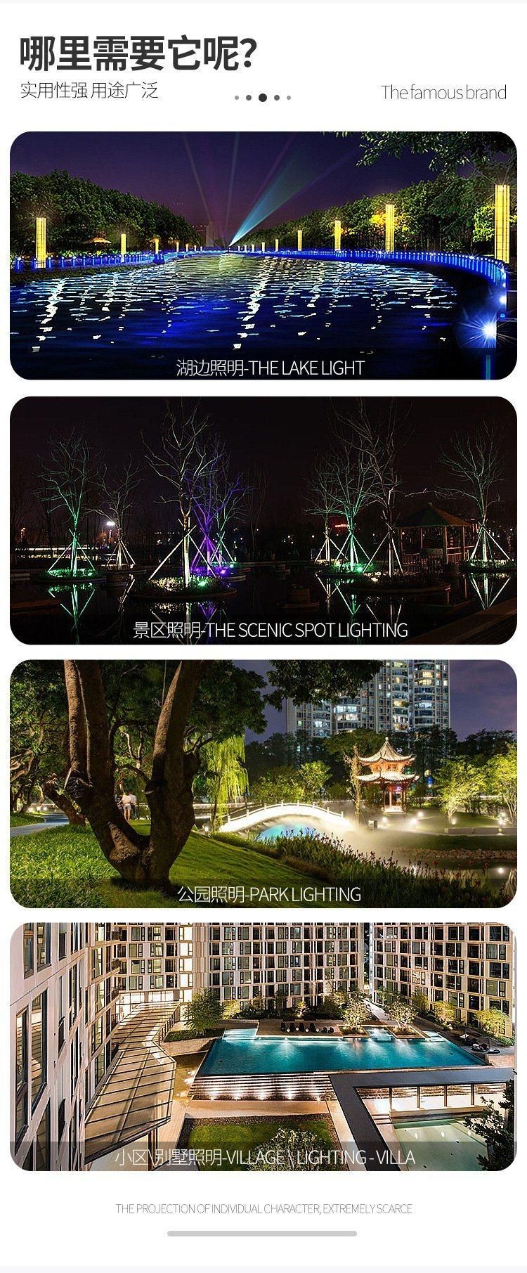 Beam Angle Outdoor Decoration External Control LED Projection Light Spot Lamp IP67 Light LED Flood Light