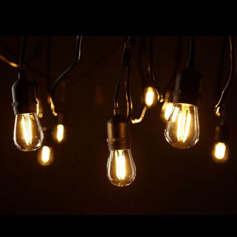 Hot Selling Decorative Clear Glass Bulb A60 8W 900lm E27 Linear IC Driver LED Filament Bulb