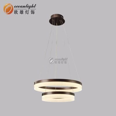 Hot Sale Modern LED Rings Light Pendant Lamp Chandeliers Dia40+Dia60 (OXD89904)