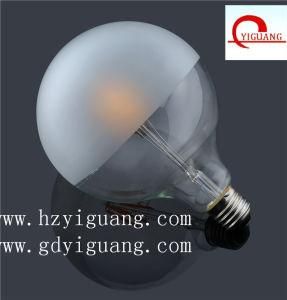 Top White Frosted LED Filament Light Bulb G125