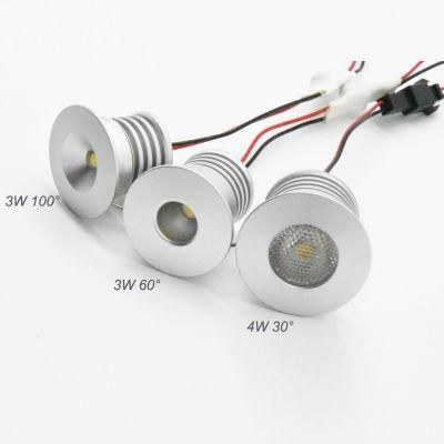 4W LED 12V 24V Mini Spot Ceiling Lamp Spot Light Bulb Light Cabinet Wall Roof Showcase