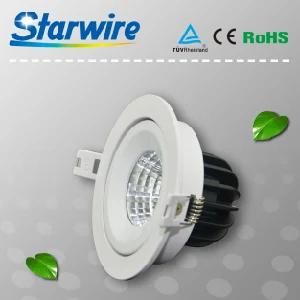TUV 3 Inch 9W / 12W Dimmable COB LED Downlight 3 Years Warranty