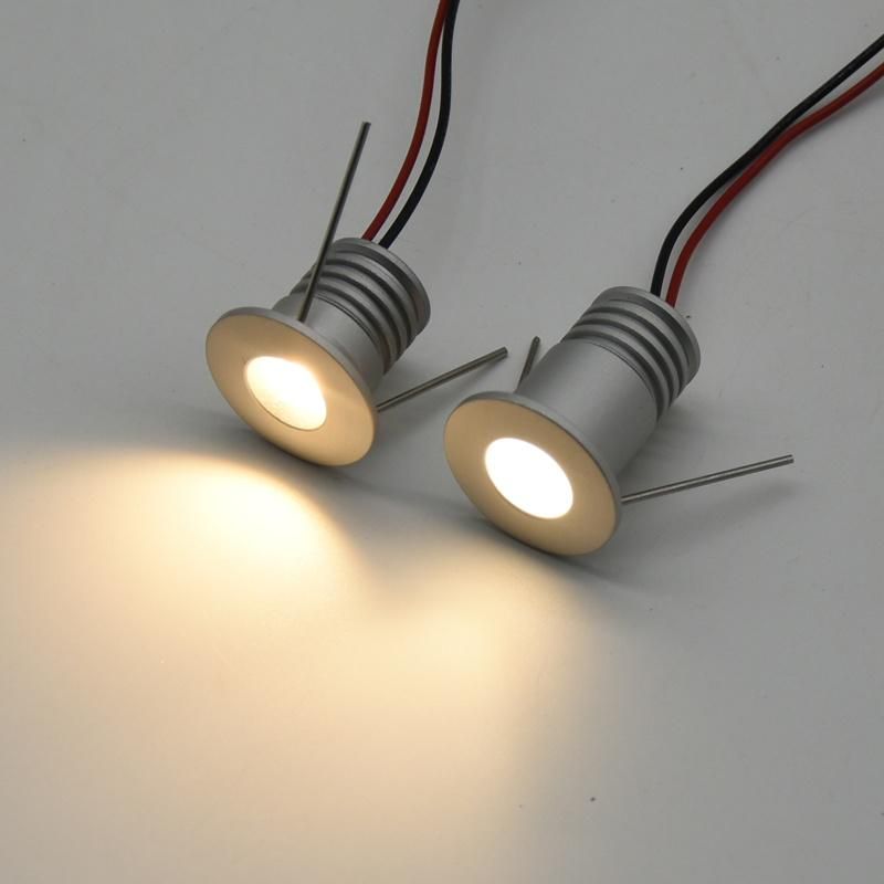 Mini 15mm 1W 12V 24V Cabinet LED Light COB Downlight Lighting