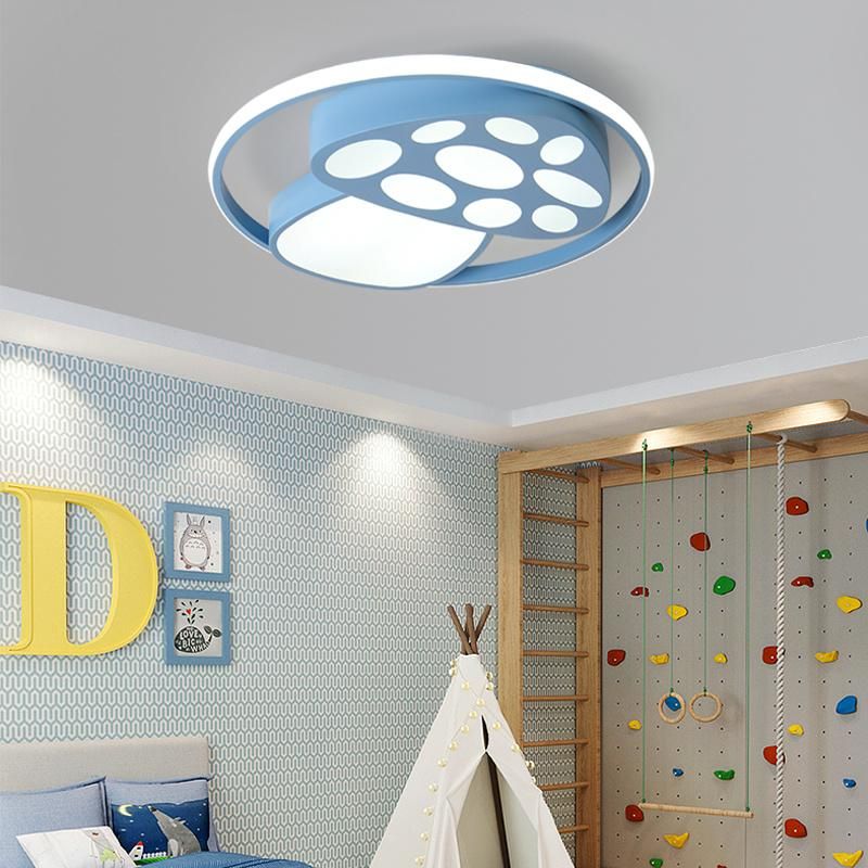 2022 Creative Mushroom Simple Cartoon Bedroom Decor Indoor Flush Mount Ceiling LED Light for Children