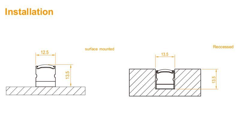 Invisible Install Clip Super Slim Seamless Jointing DOT Free LED Linear Light for Shelf /Cabinet /Display