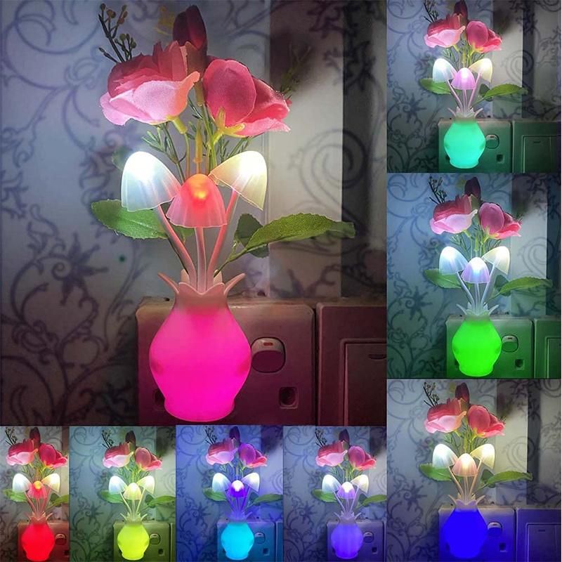 LED Mushroom Lamp Manufacturer Model Is Complete Pink Multicolor Children Gift Baby Kids Room LED Night Light Mushroom Lamp