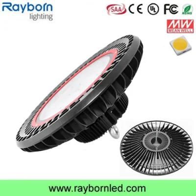 High Lumen Ring Low Bay Light 100W 150W 200W UFO LED Hi-Bay Light