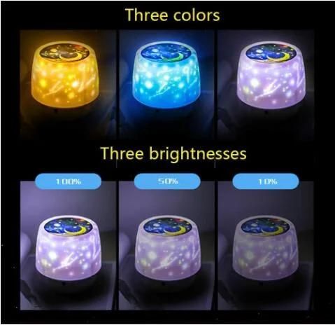 Help Sleep Multifunctional Night Light Star Projector Lamp Night Lights for Kids