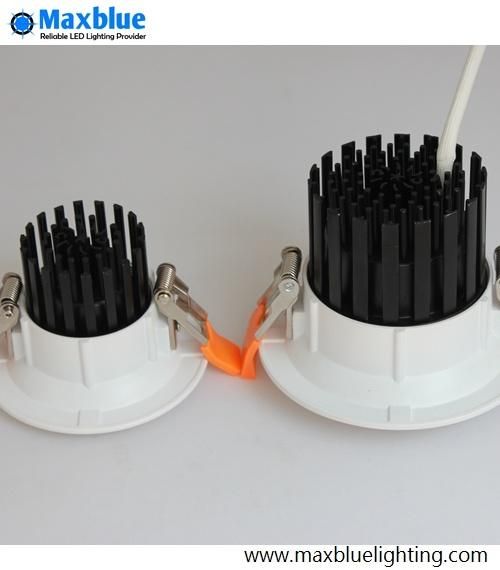 9W/12W Adjustable Dimmable Recessed Ceiling LED Down Light with CREE COB LED