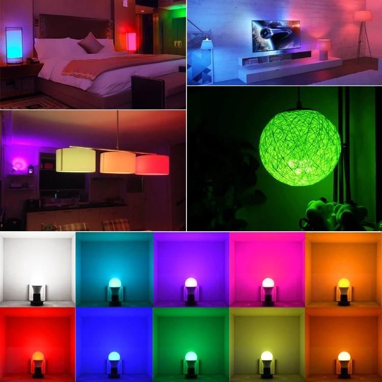 16 Color 4 Key Remote Control 7W Ecosmart Light Bulbs