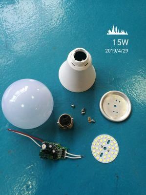 A65 12W 10000K LED Bulb Raw Material